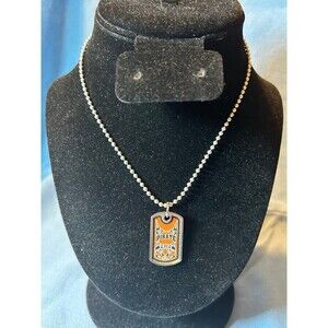 Pirate Pride Tag Charm Necklace